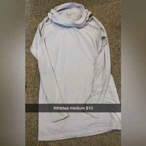 Athleta Light Purple Long Sleeve Top